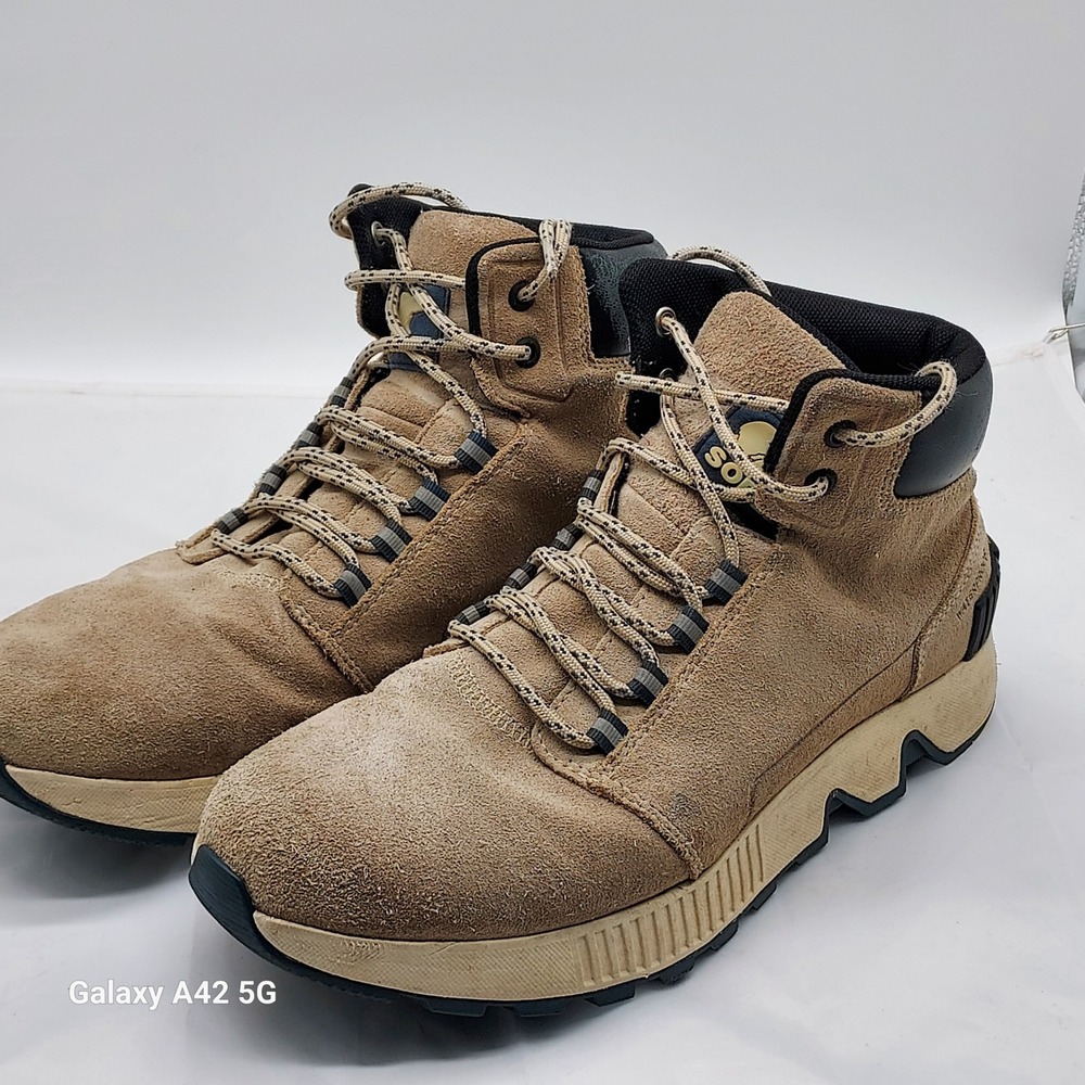 Sorel Men's Waterproof Suede Winter Boots Tan Size 9.5 NM4253271